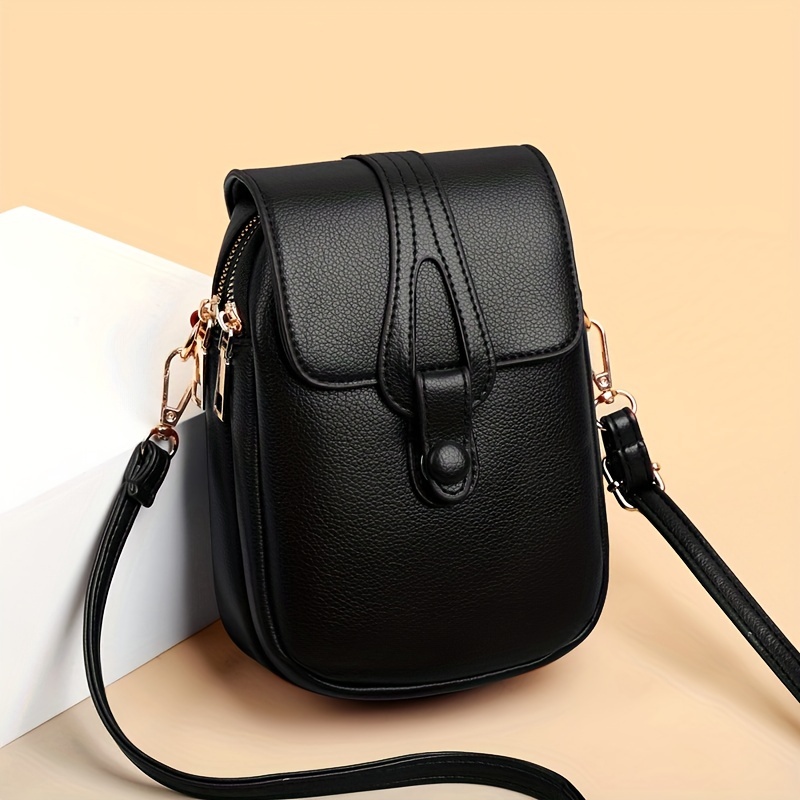 Women Bags In Amazon - Stilvolle, aufklappbare Umhängetaschen aus PU-Leder für