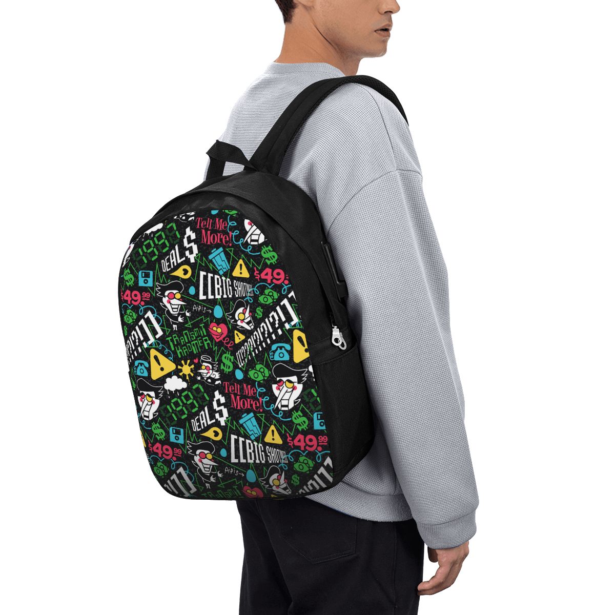 Woman In Bag - Deltarune SPAMTON G Rucksack, Reisetasche für