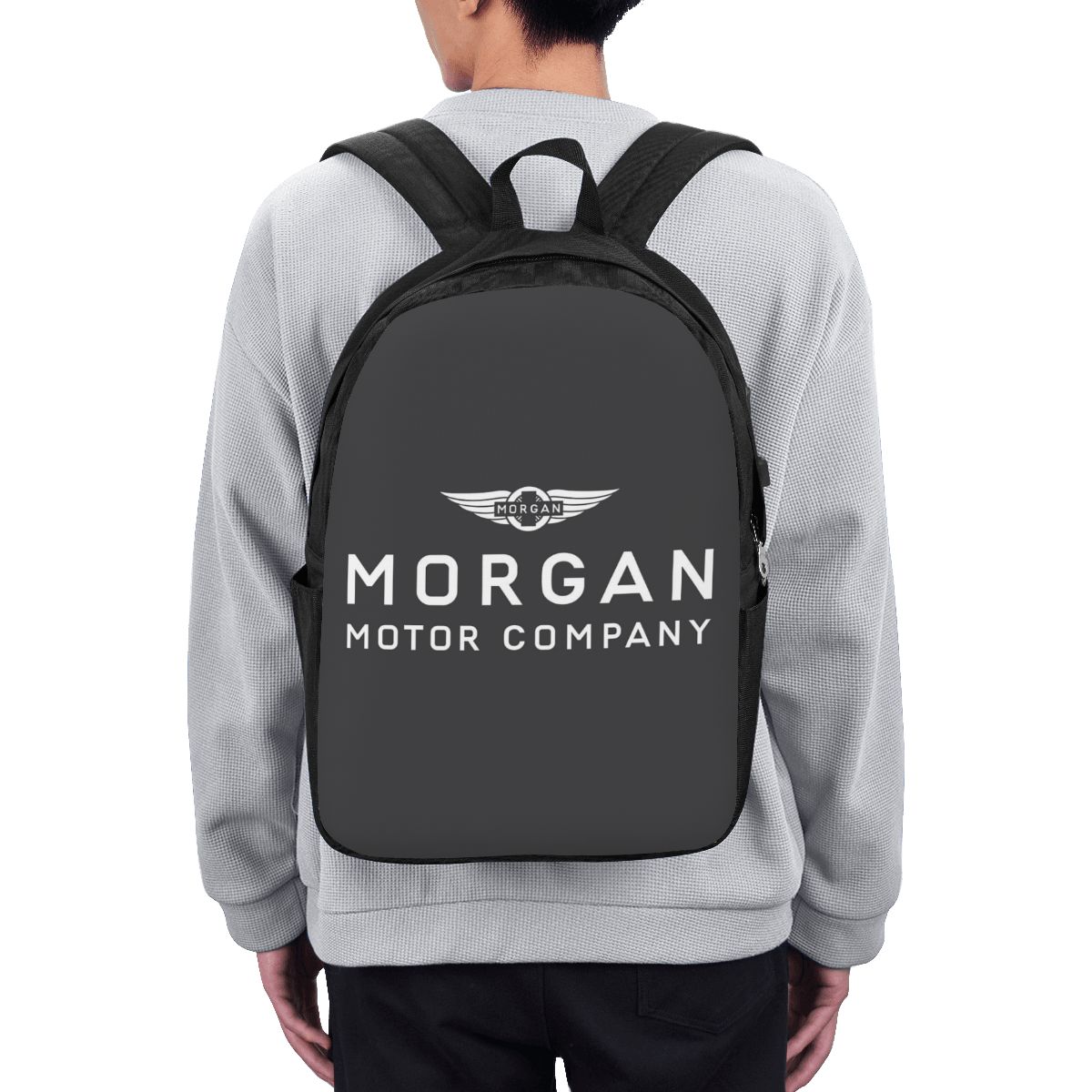 Woman In Bag - Morgan Motor Car Company Rucksack, Reisetasche,