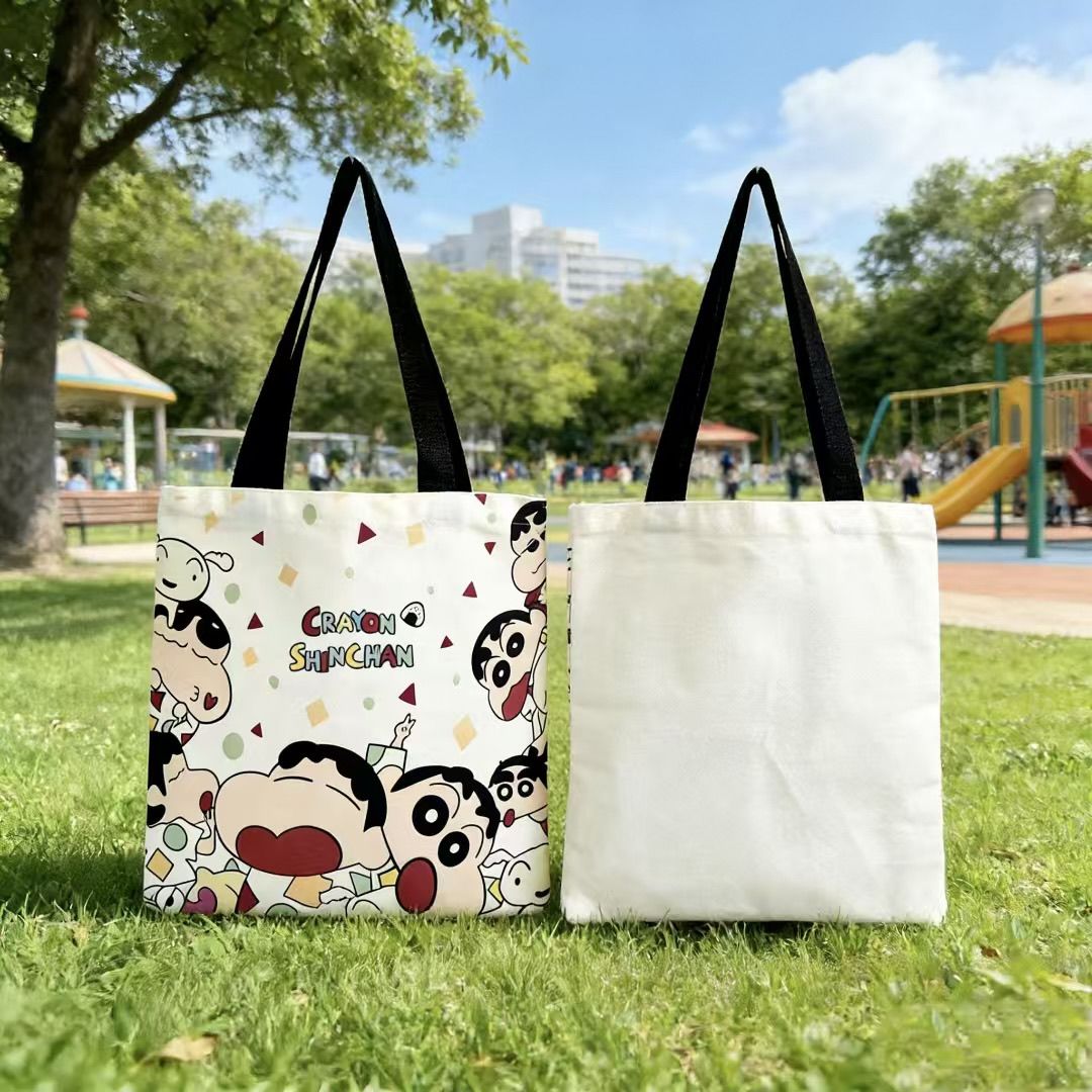 Women'S Bags Everyday - 2026 Neue Crayon Shin-chan Canvas-Tragetasche mit