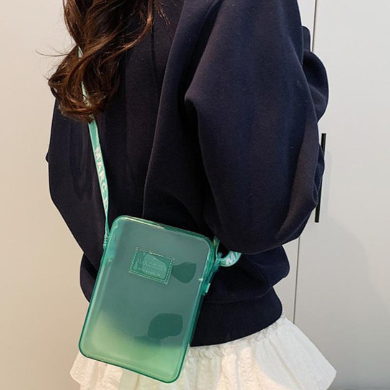 Women'S Bags Everyday - NewFashionable PVC Messenger Bag Transparente Umhängetasche