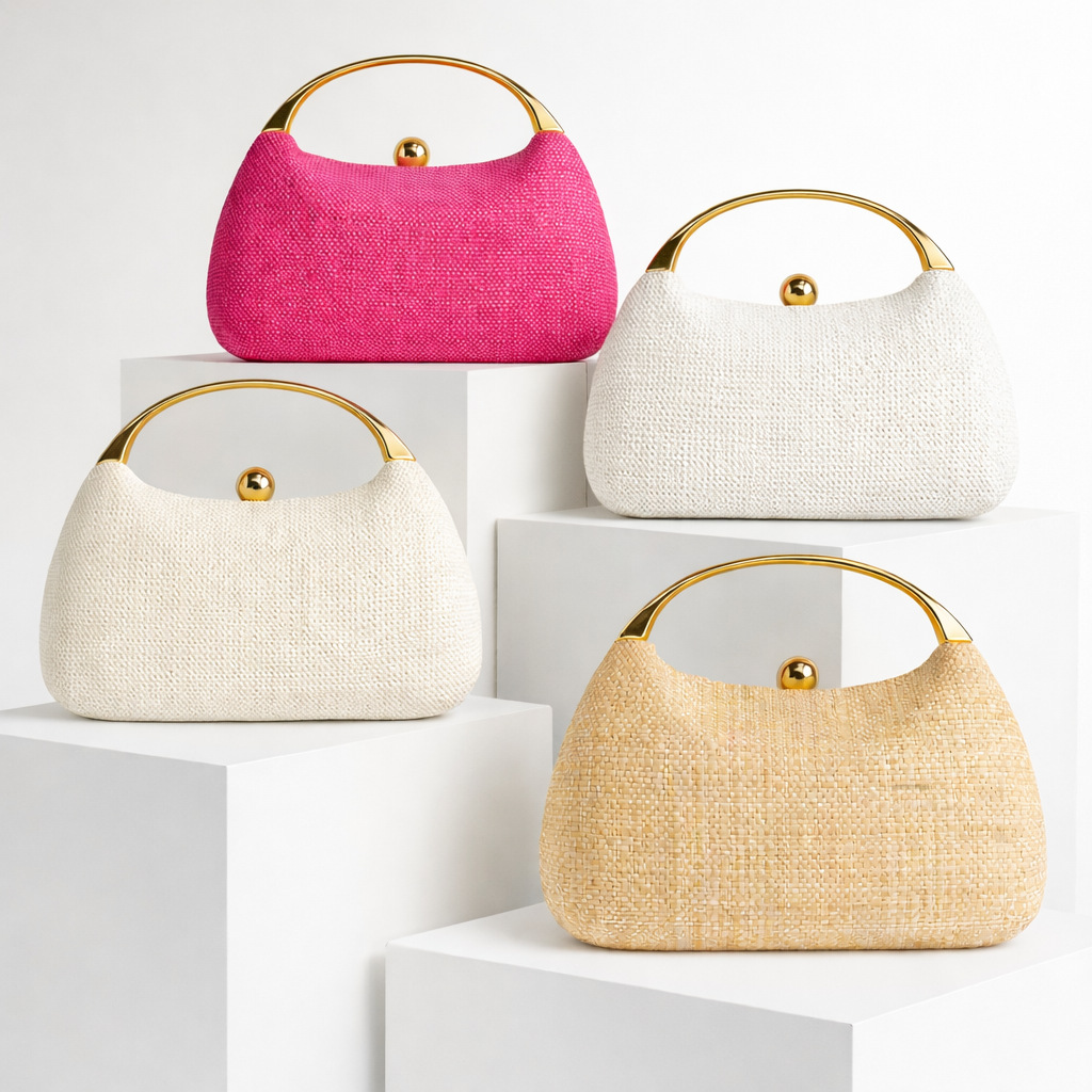 Women Bags Aldo - Modische Elegante Strohgewebte Clutch-Handtaschen für Damen,