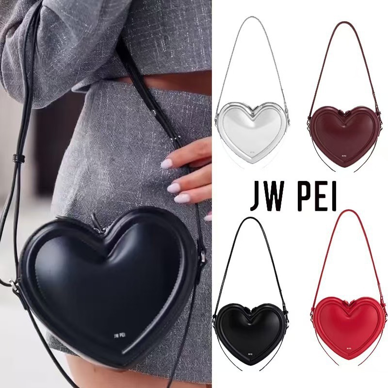 Women'S Bags Everyday - JW PEI Herzförmige Umhängetasche, Nischenprodukt mit