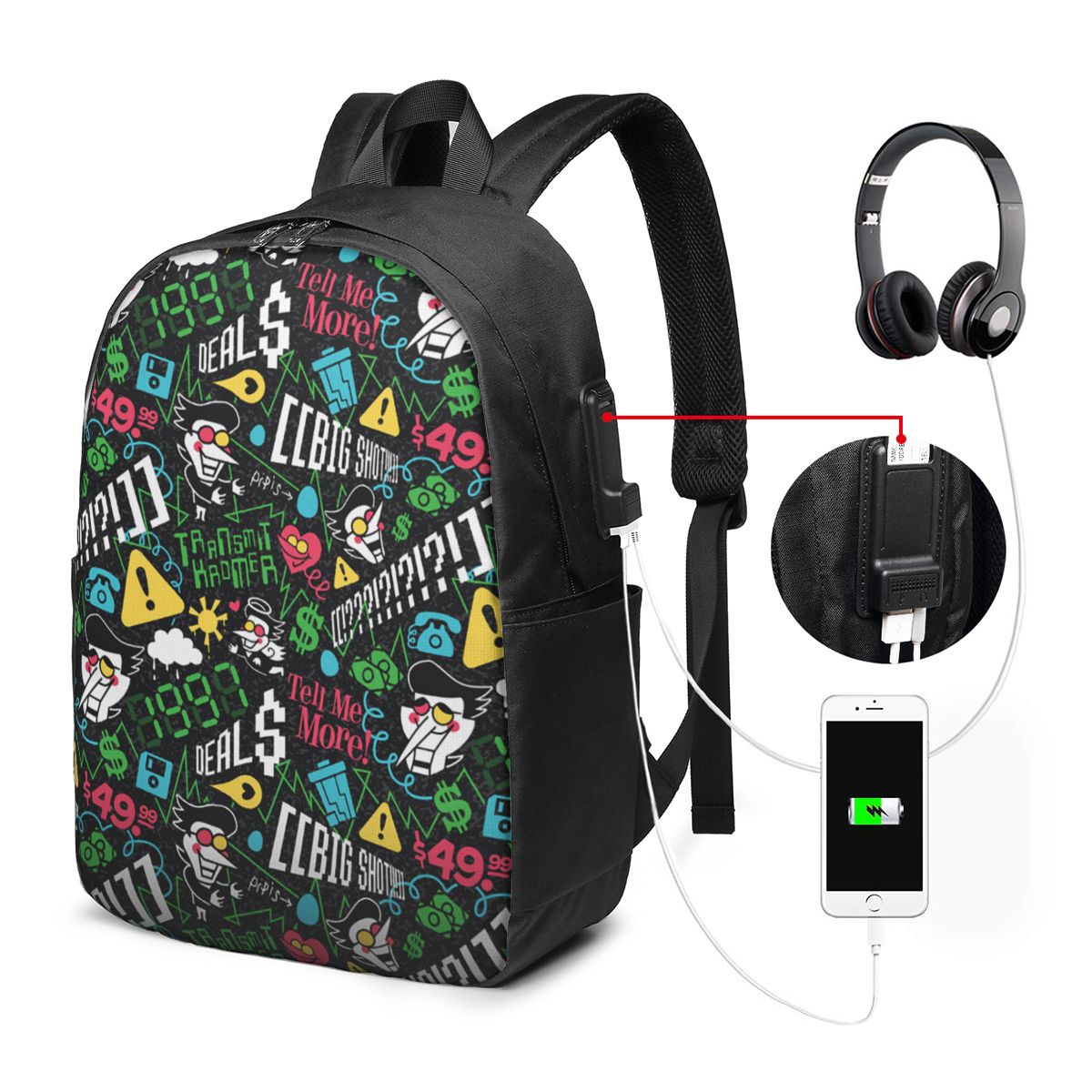 Deltarune SPAMTON G Rucksack,  – Woman In Bag Bewertung und Preis