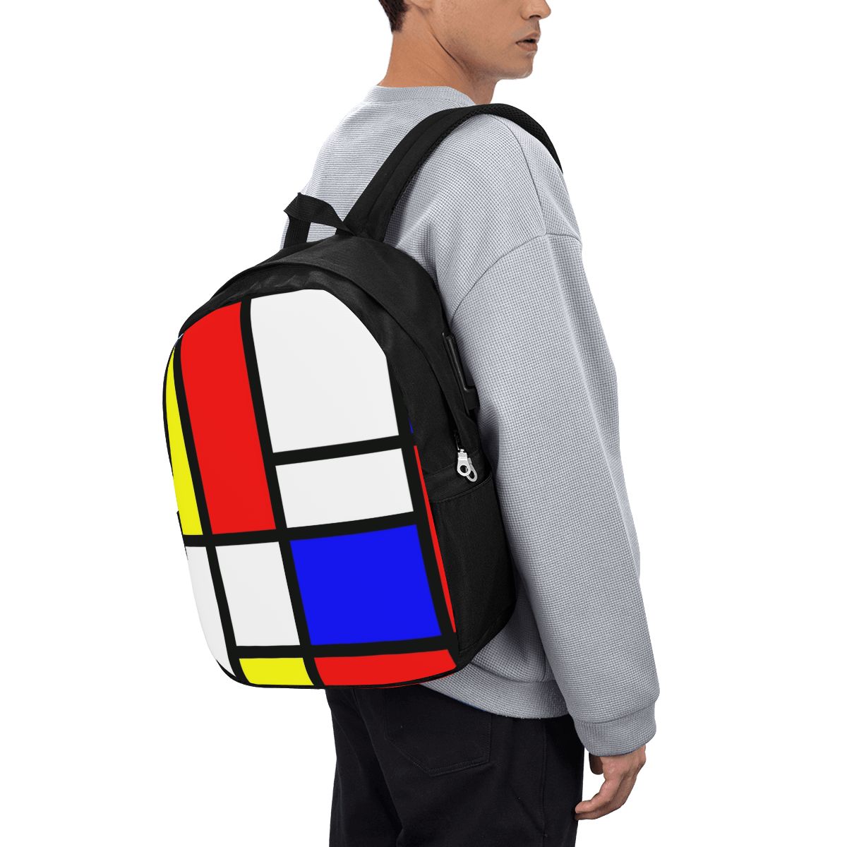 Piet Mondrian Composition Ruck – Woman In Bag Bewertung und Preis