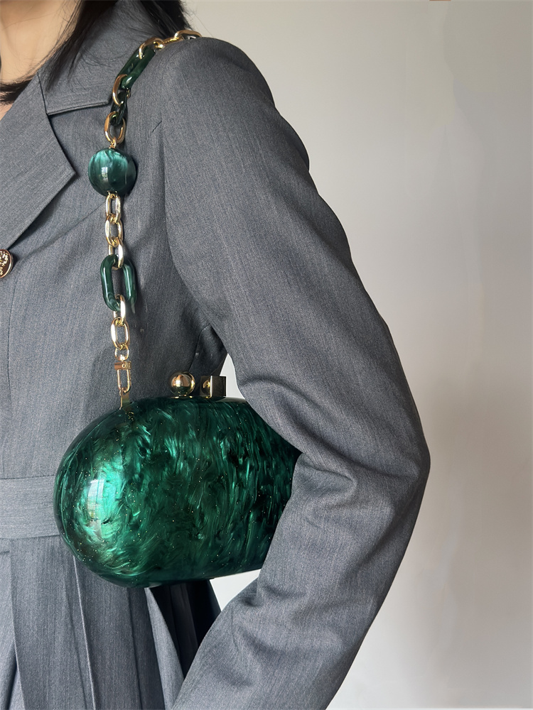 Bankett neue Acryl Clutch Tasc – Women Bags Green Bewertung und Preis