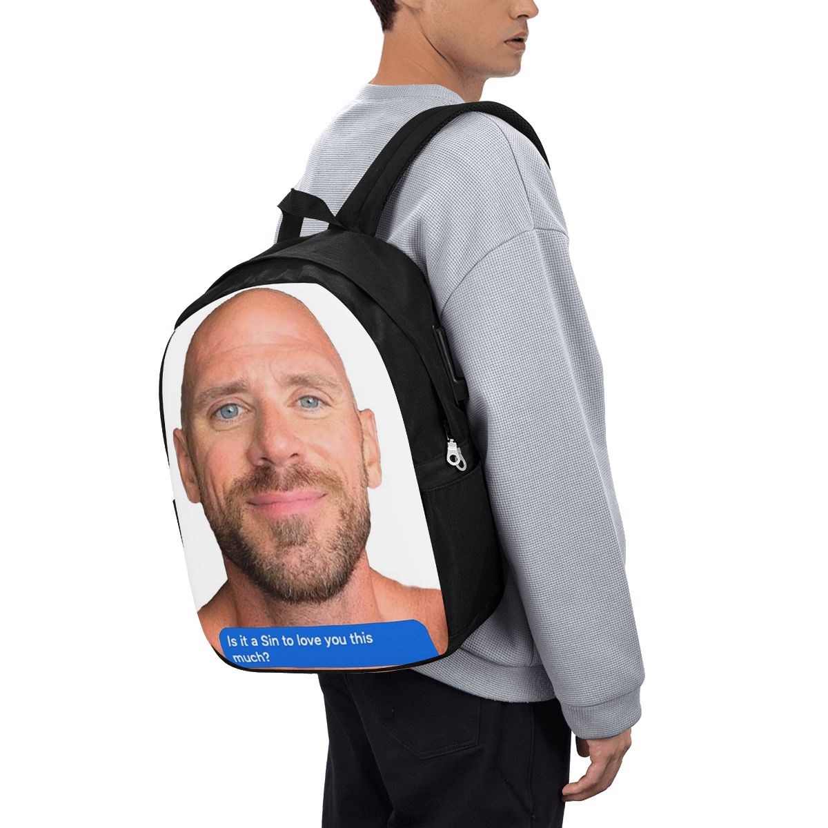 Johnny Sins Flirty Text Bubble – Woman In Bag Bewertung und Preis