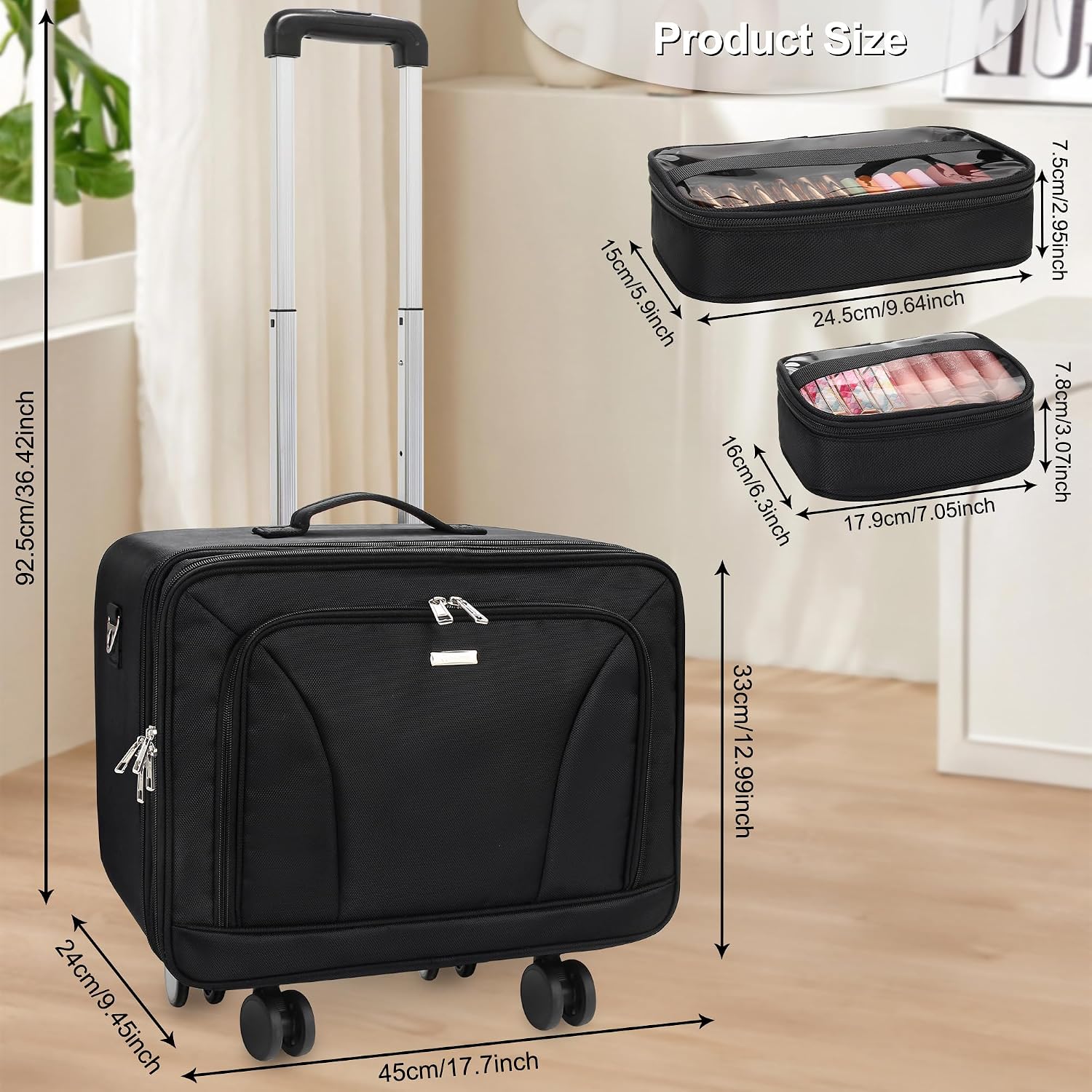 Extragroßer Rollender Make-up- – Woman In Bag Bewertung und Preis