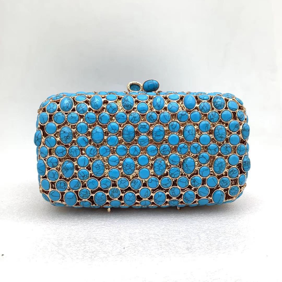 Dame türkis Abend Clutch Tasch – Women Bags Green Bewertung und Preis