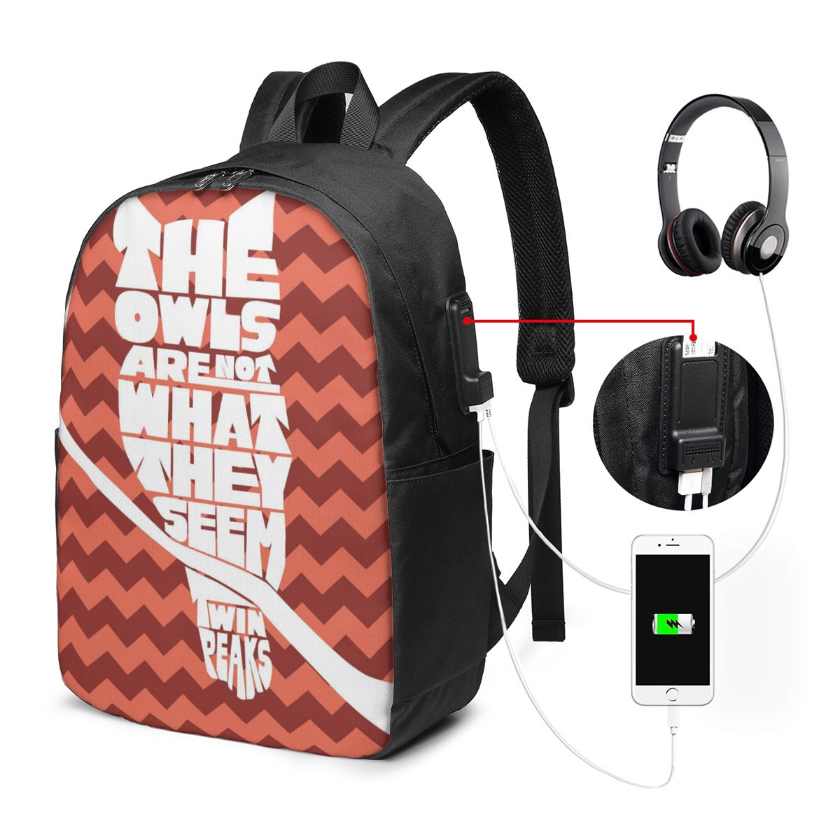 Twin Peaks Red Room Rucksack,  – Woman In Bag Bewertung und Preis