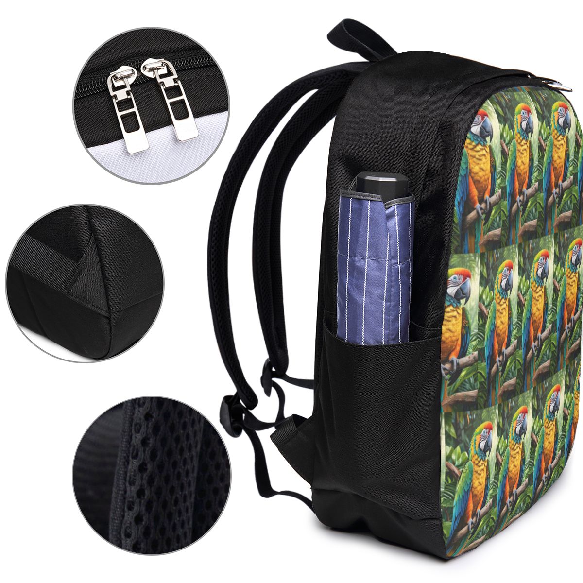 Niedlicher Papageien-Rucksack, – Woman In Bag Bewertung und Preis