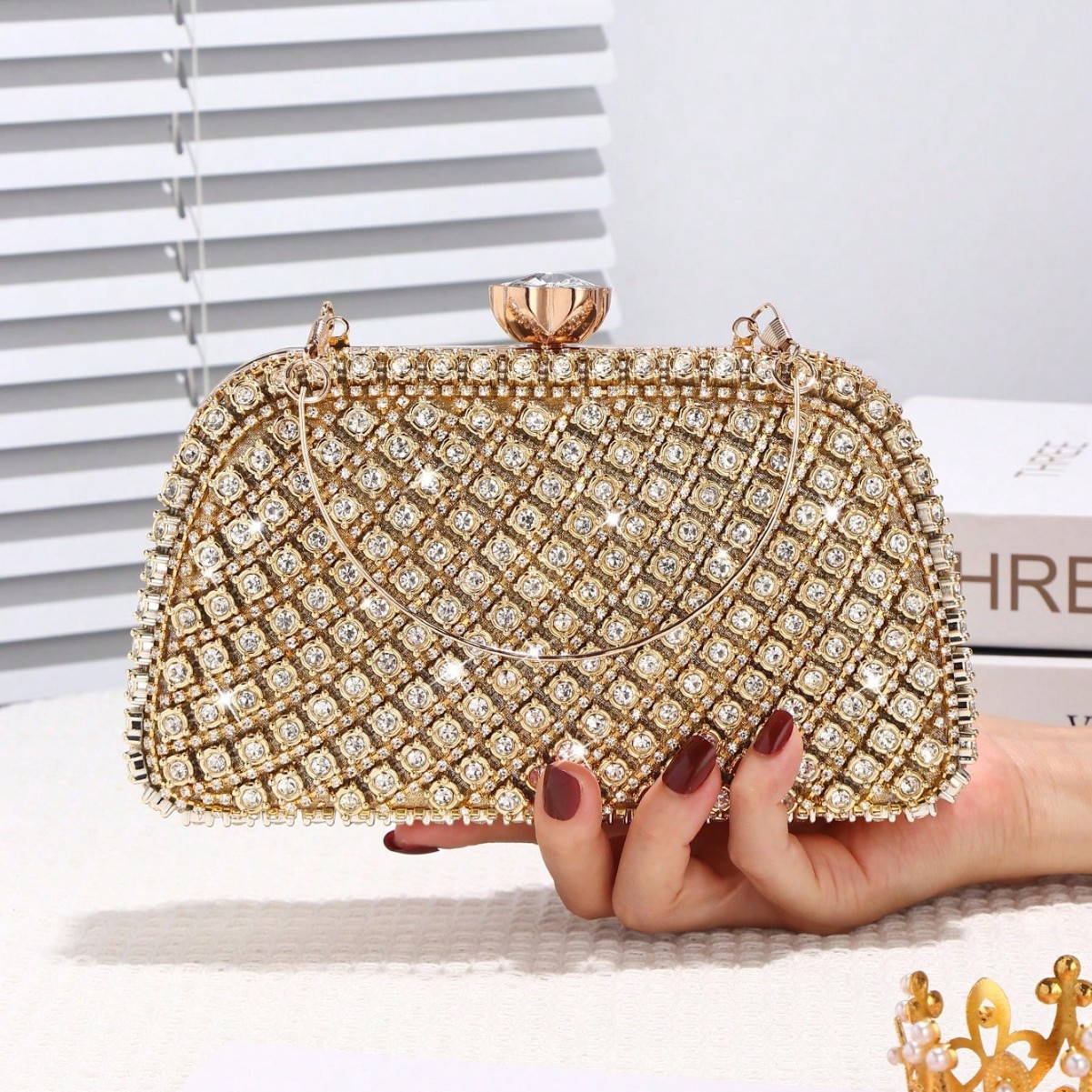 Luxuriöse Diamanten-Glitzer-Ab – Women Bags Aldo Bewertung und Preis