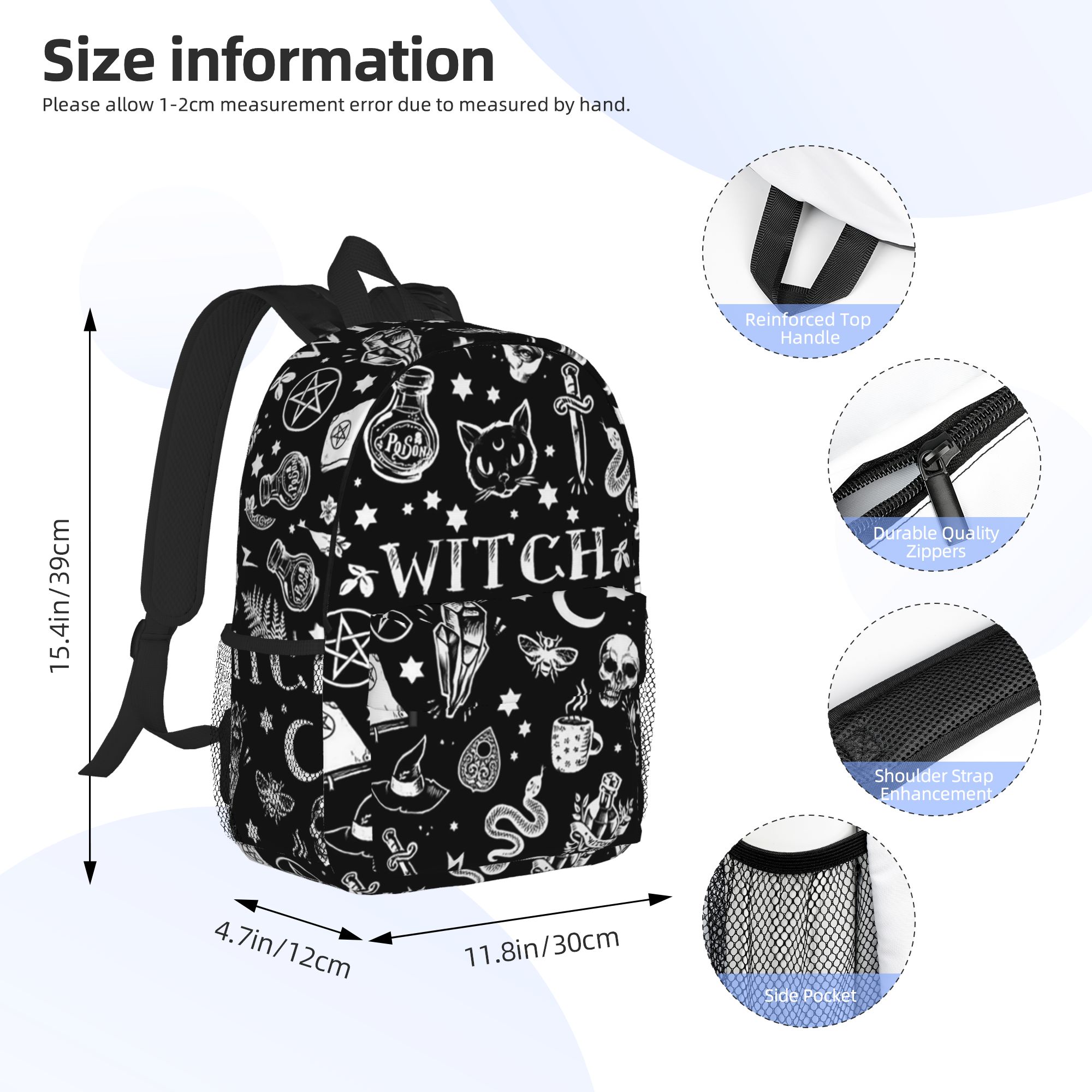 Rucksack mit Totenkopf-Katzen- – Women Bags Designer Sale Bewertung und Preis